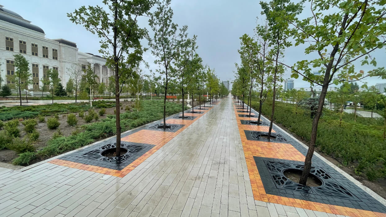 Приствольная решетка для дерева ZKING CRUST 1.2х1.2м Черная в Валдае фото