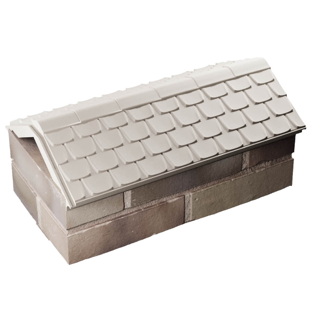 Парапет Zking Эльбрус Бежевый с посадкой на 1 кирпич (255мм) в Валдае фото