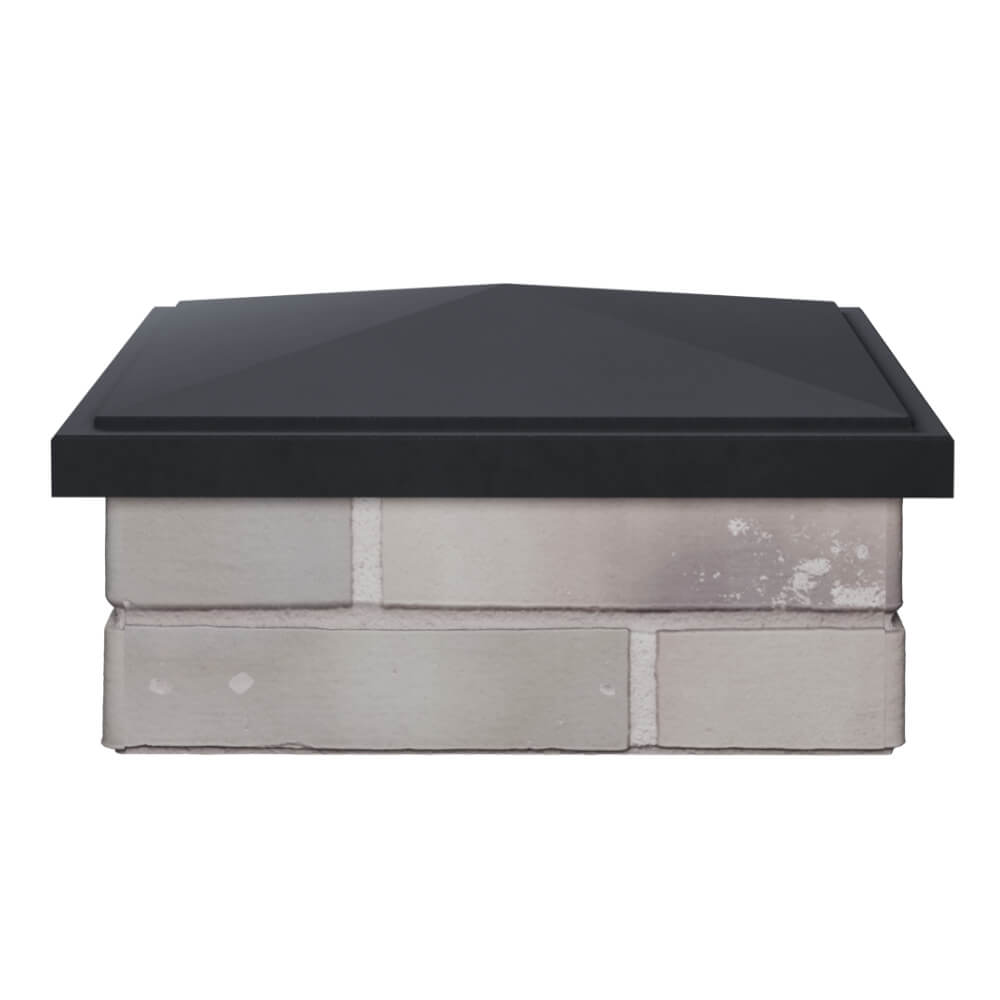 Колпак Zking БонаМоно Серый на столб 1.5х1.5 кирпича (385х385, 400х400мм) Валдай фото