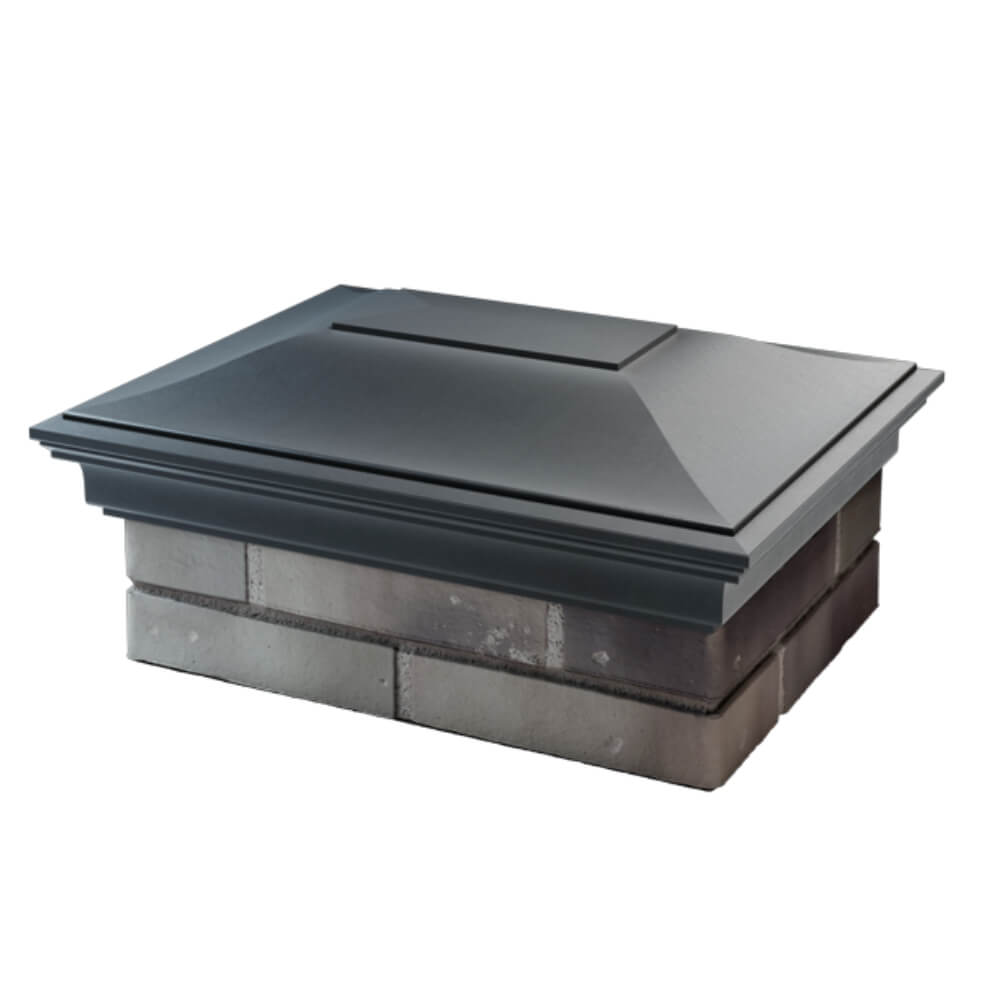 Колпак Zking Монблан Серый на столб 2х1.5 кирпича (515х385мм) в Валдае фото