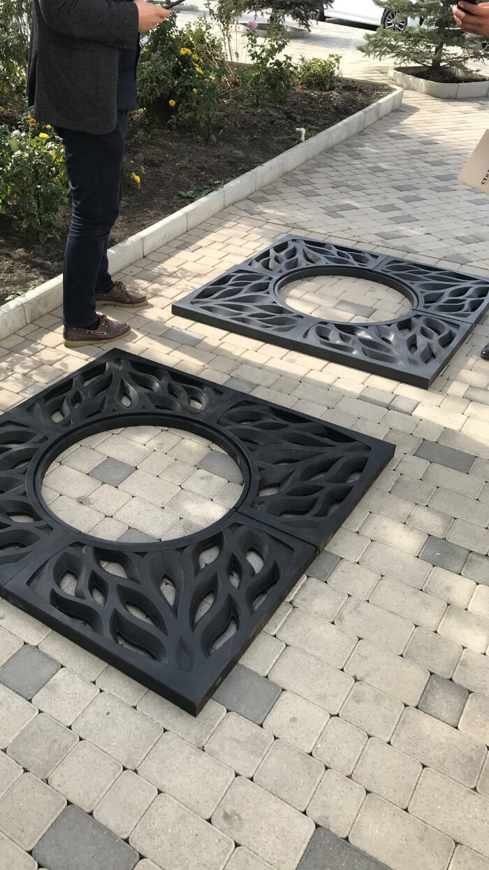 Приствольная решетка для дерева ZKING CRUST 1.2х1.2м Черная в Валдае фото