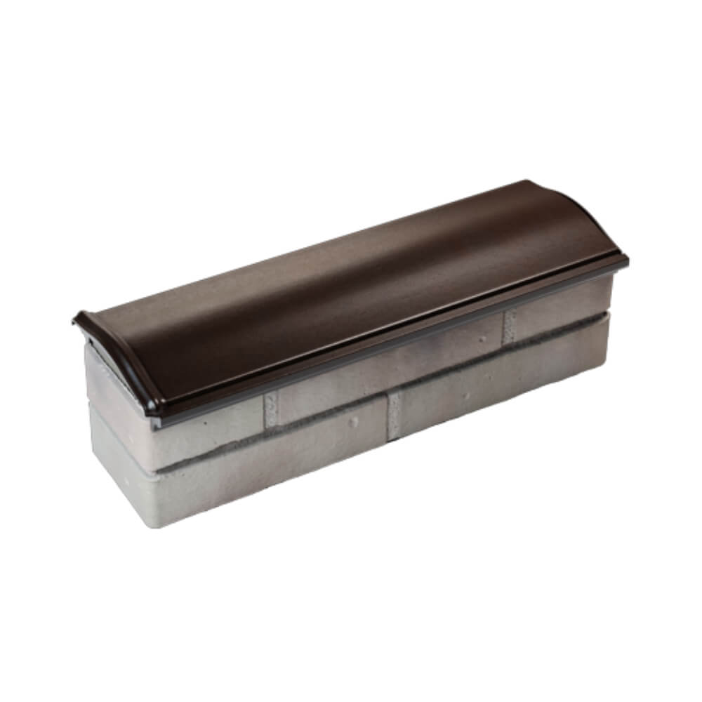 Парапет Zking Монблан Коричневый посадка на 0.5 кирпича (130мм) в Валдае фото