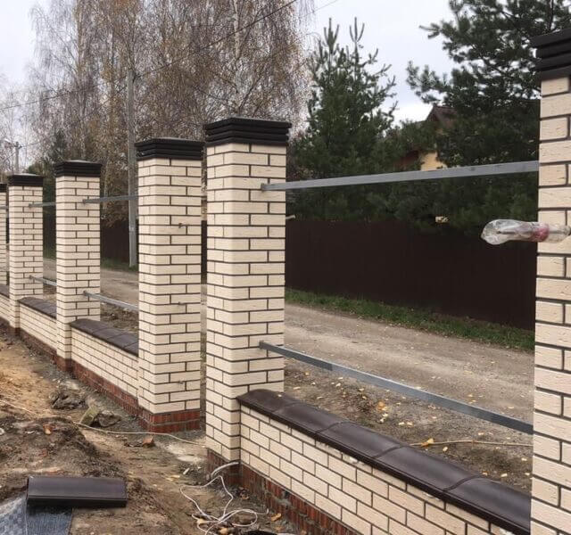 Колпак Zking Бона ХайТек Коричневый на столб 1.5х1.5 кирпича (385х385мм) в Валдае фото