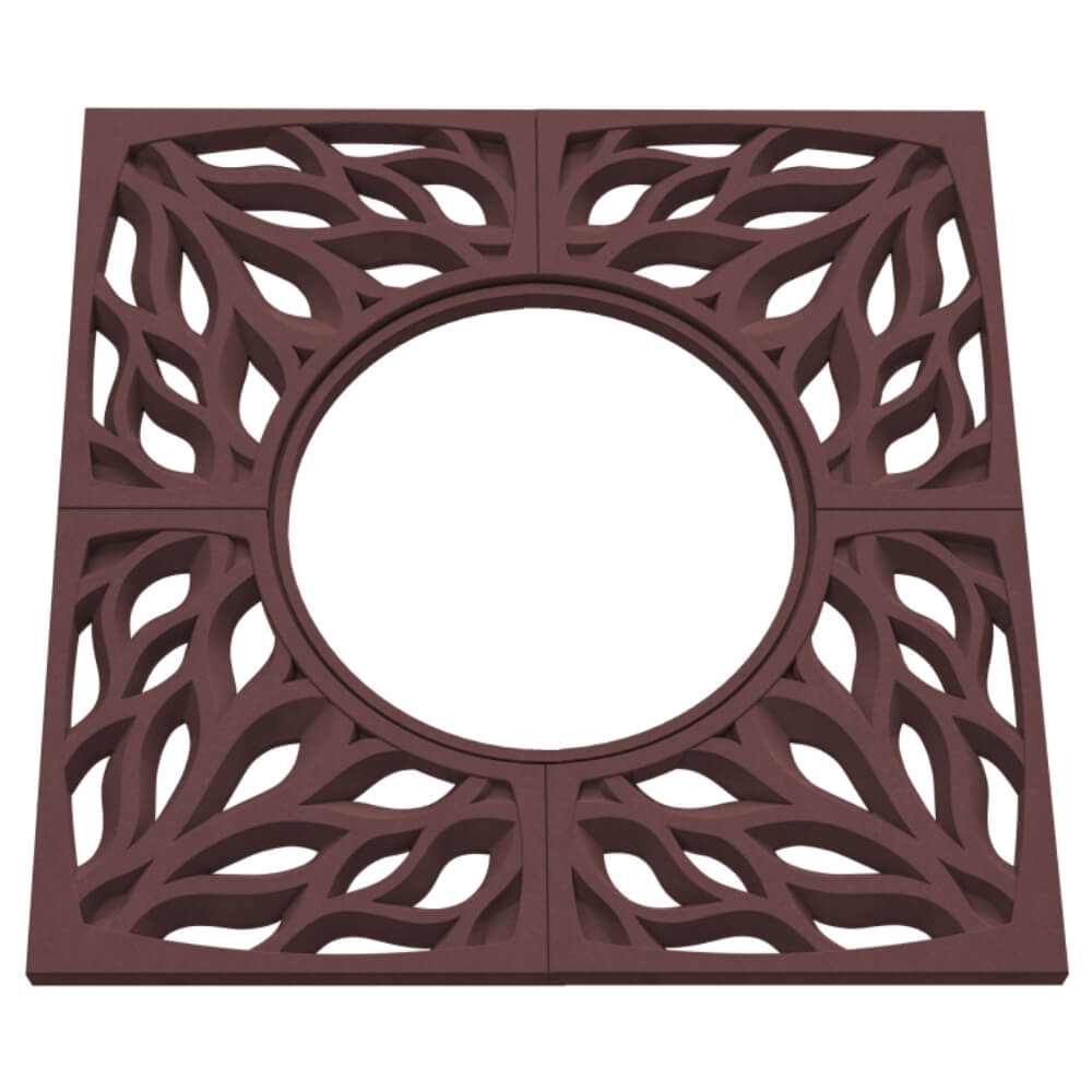 Приствольная решетка для дерева ZKING CRUST 1.2х1.2м Коричневая в Валдае фото