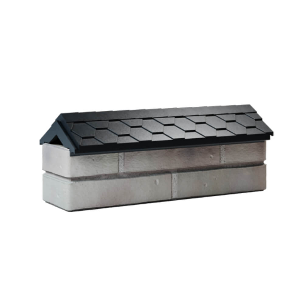 Парапет Zking Эверест Черный с посадкой на 0.5 кирпича (130мм) Валдай фото