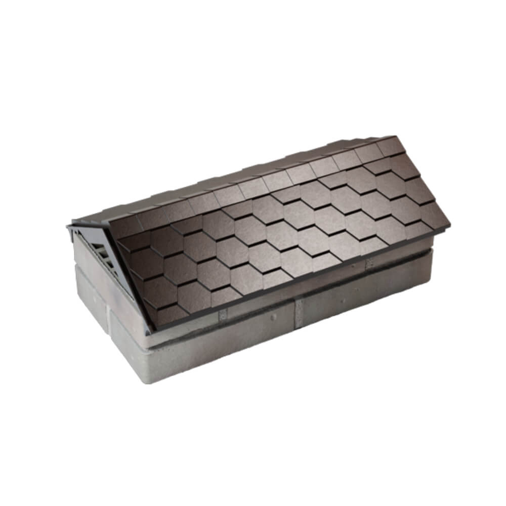 Парапет Zking Эверест Коричневый с посадкой на 1 кирпич (200/225/255мм) в Валдае фото