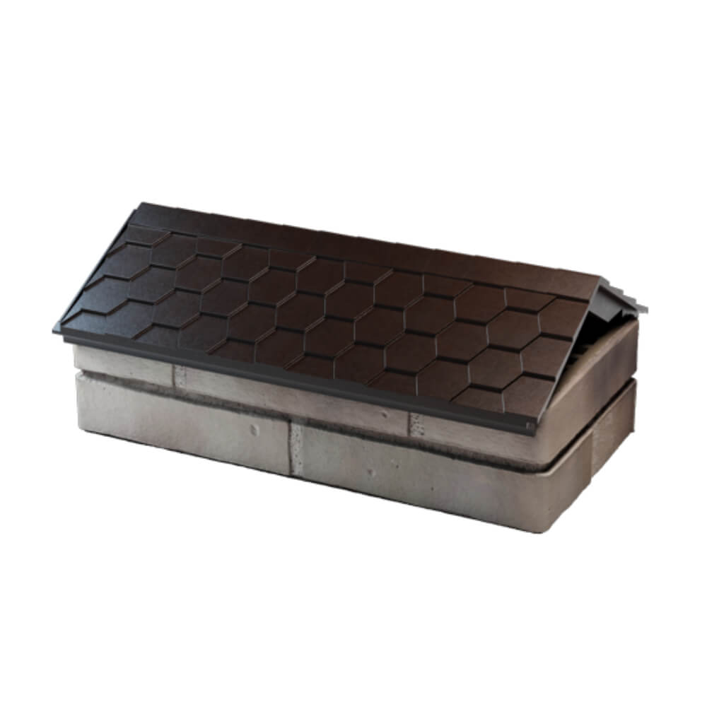 Парапет Zking Эверест Коричневый с посадкой на 1 кирпич (200/225/255мм) в Валдае фото