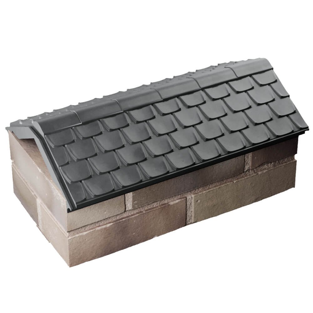 Парапет Zking Эльбрус Серый с посадкой на 1 кирпич (255мм) в Валдае фото