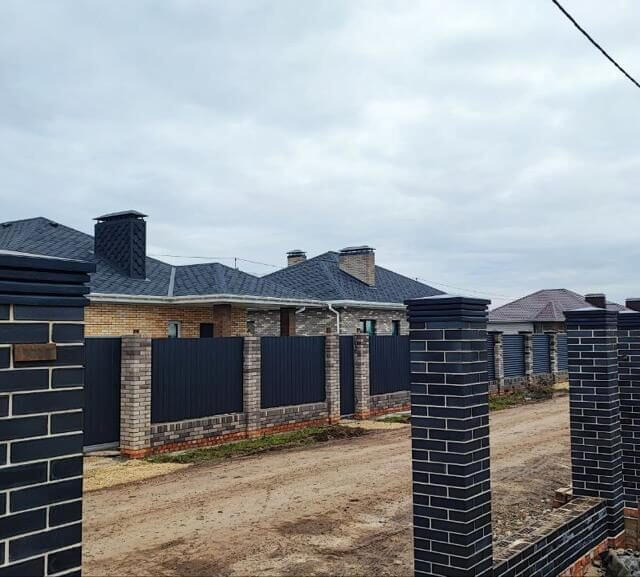 Колпак Zking Бона ХайТек Серый на столб 1.5х1.5 кирпича (385х385мм) в Валдае фото