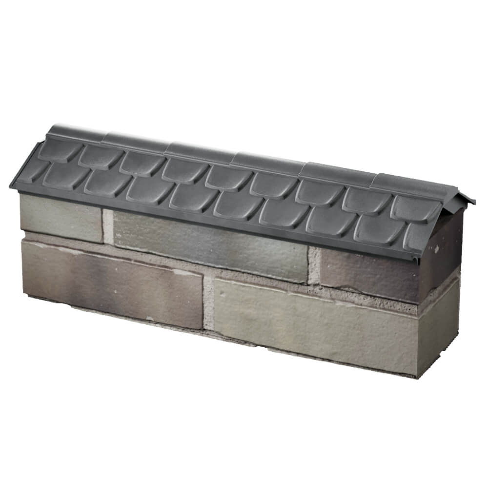 Парапет Zking Эльбрус Серый с посадкой на 0.5 кирпича (130мм) в Валдае фото