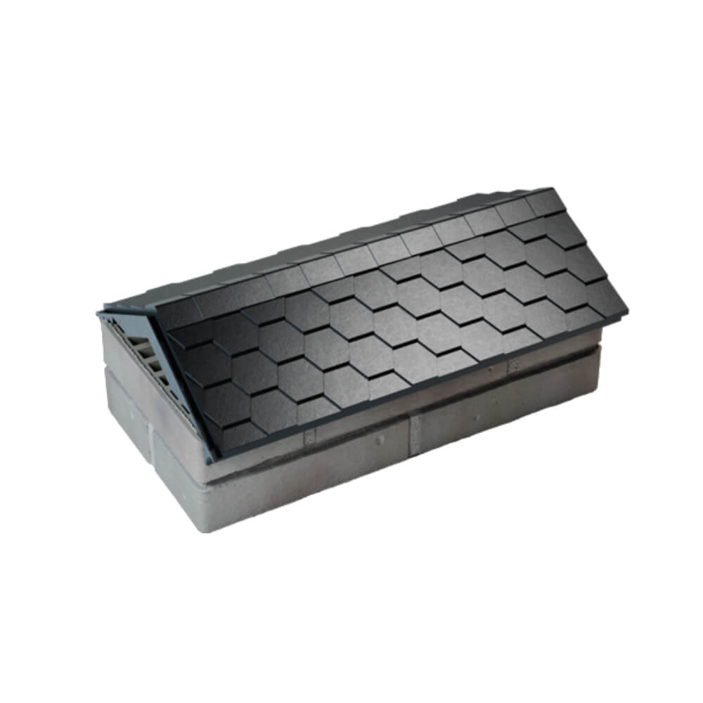 Парапет Zking Эверест Черный с посадкой на 1 кирпич (200/225/255мм) в Валдае фото