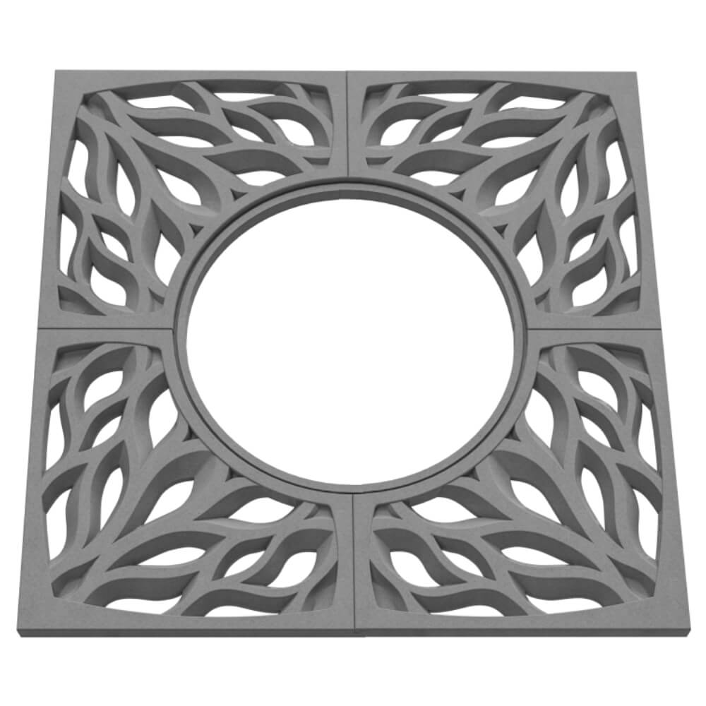 Приствольная решетка для дерева ZKING CRUST 1.2х1.2м Серая в Валдае фото