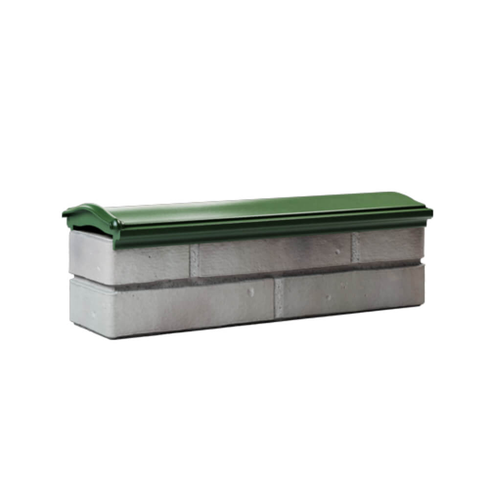 Парапет Zking Монблан Зеленый посадка на 0.5 кирпича (130мм) Валдай фото