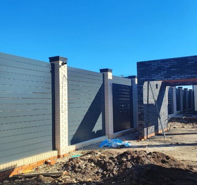 Колпак Zking Бона ХайТек Серый на столб 1.5х1.5 кирпича (385х385мм) в Валдае фото