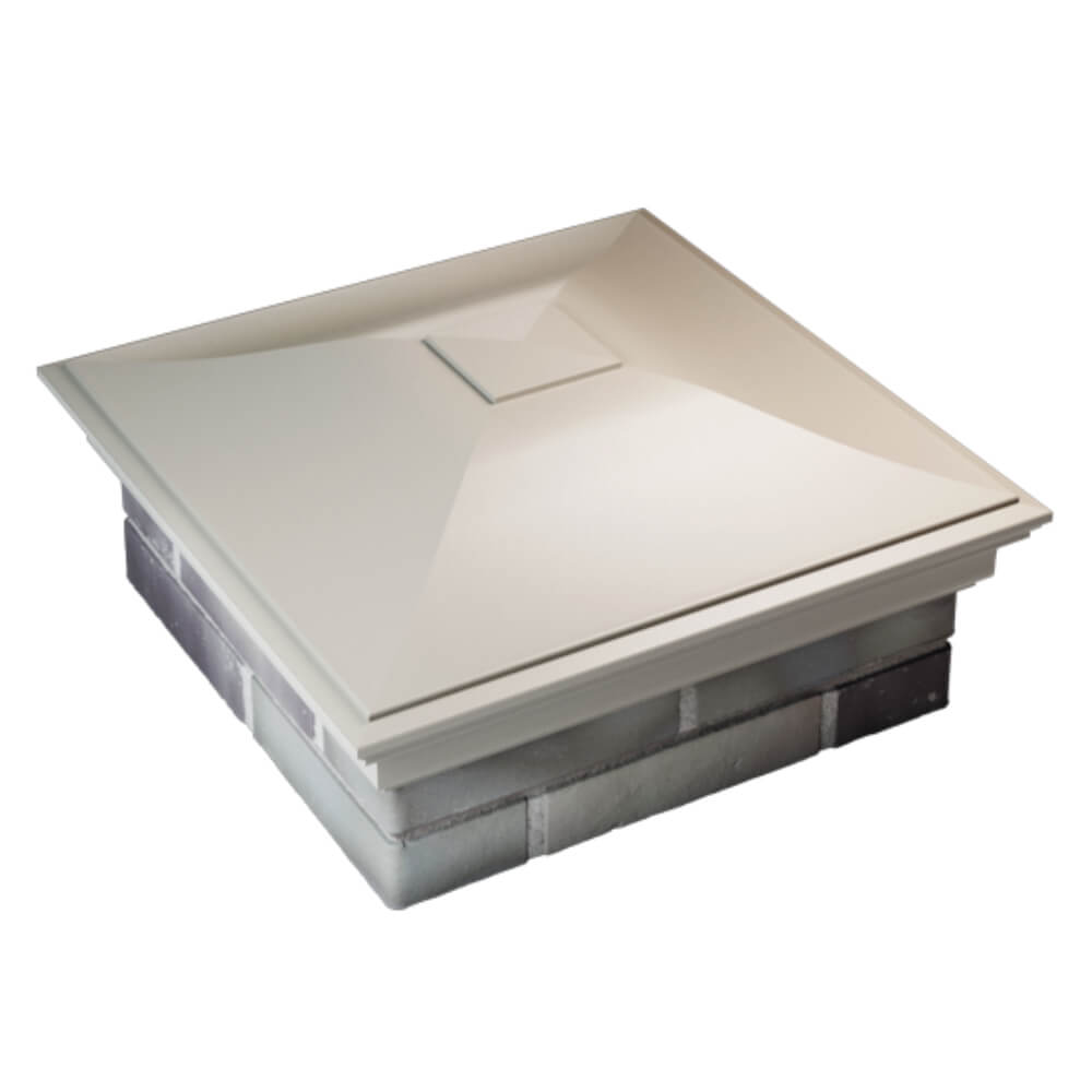 Колпак Zking Монблан Бежевый на столб 2х2 кирпича (515х515мм) Валдай фото