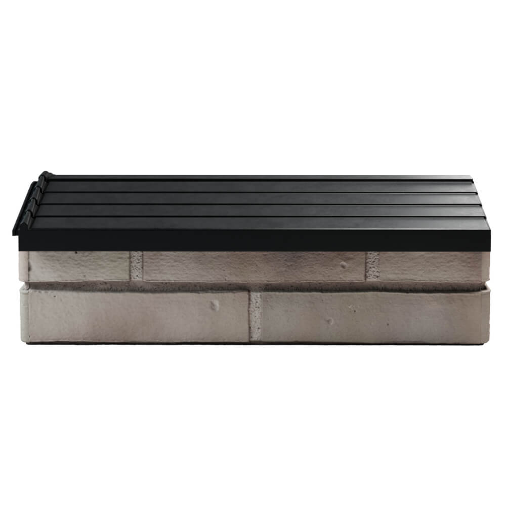 Парапет Zking Бона ХайТек Черный с посадкой на 1 кирпич (200/225/255мм) в Валдае фото