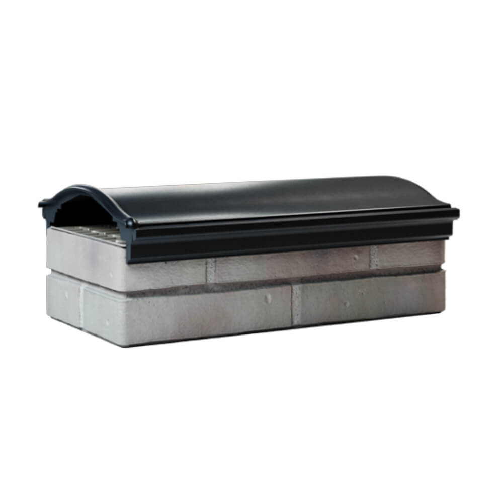 Парапет Zking Монблан Черный посадка на 1 кирпич (200/225/255мм) Валдай фото