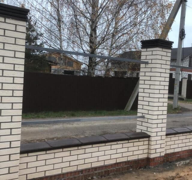 Колпак Zking Бона ХайТек Коричневый на столб 1.5х1.5 кирпича (385х385мм) в Валдае фото