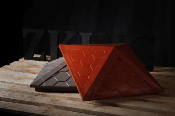 Колпак Zking Эверест Красный на столб 1.5х1.5 кирпича (390х390мм) в Валдае фото