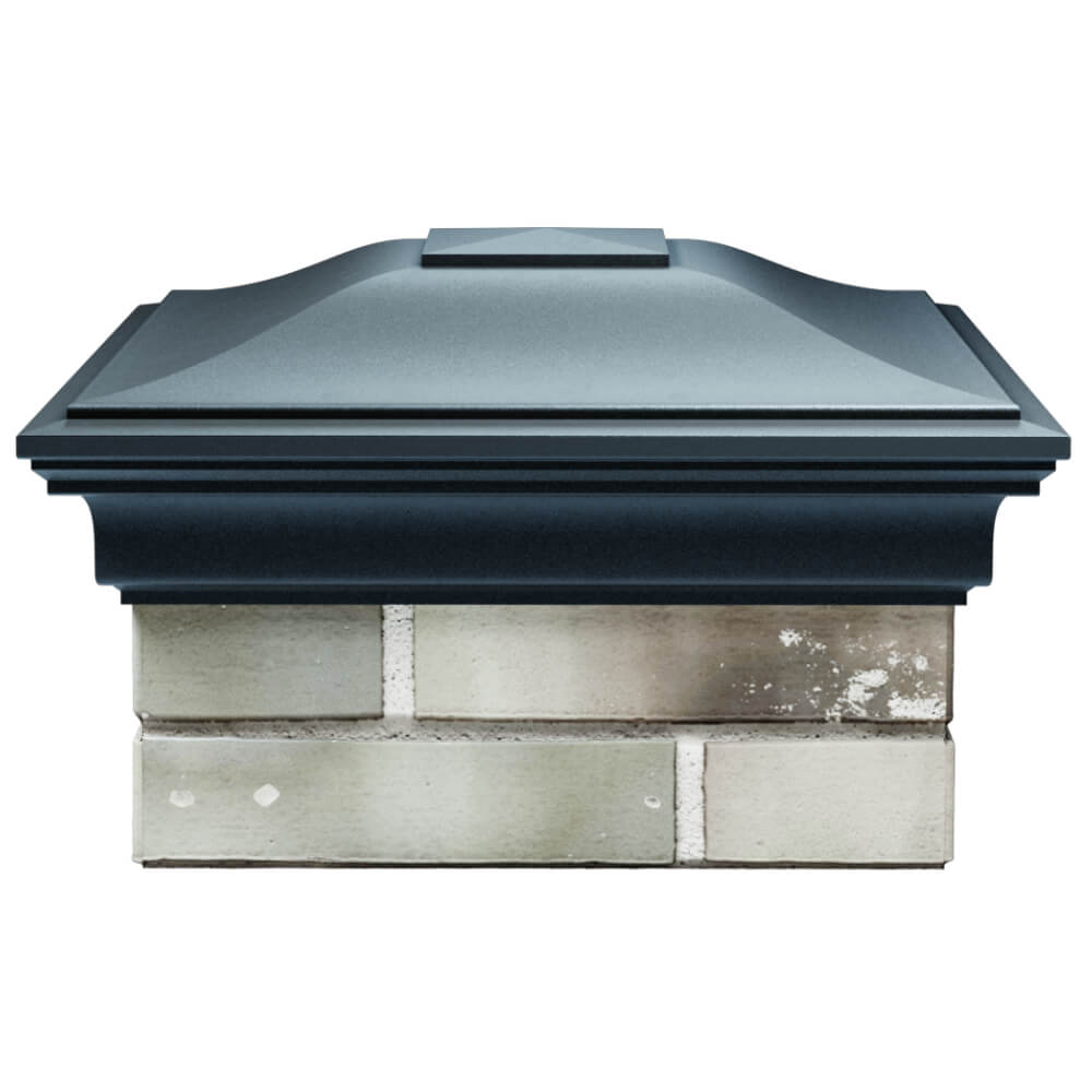 Колпак Zking Монблан Серый на столб 1.5х1.5 кирпича (385х385мм) Валдай фото