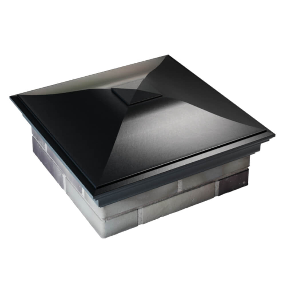 Колпак Zking Монблан Черный на столб 2х2 кирпича (515х515мм) Валдай фото