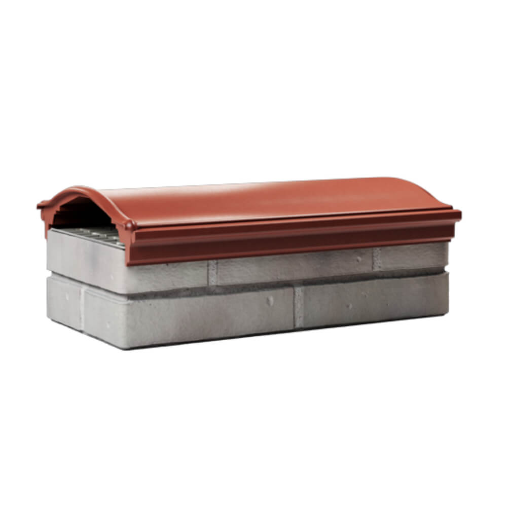 Парапет Zking Монблан Красный посадка на 1 кирпич (200/225/255мм) Валдай фото