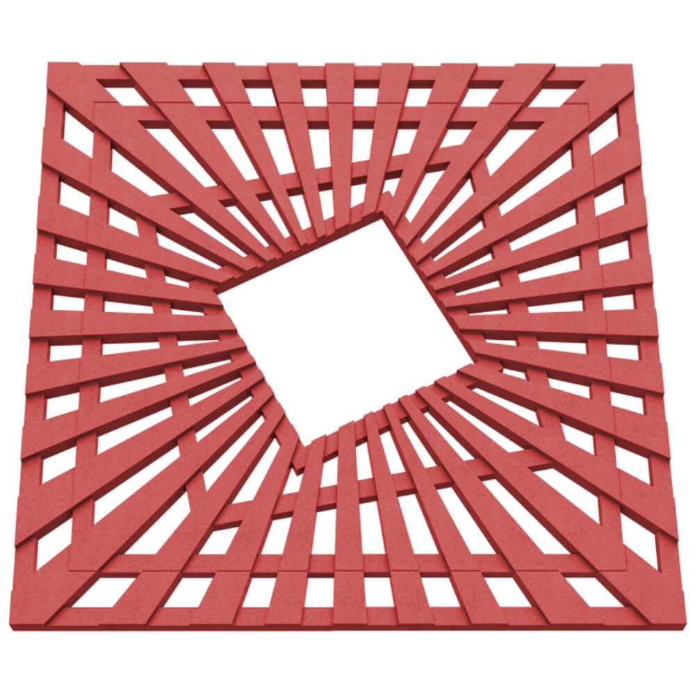 Приствольная решетка для дерева ZKING ATMOSPHERE 1.2х1.2м Красная в Валдае фото