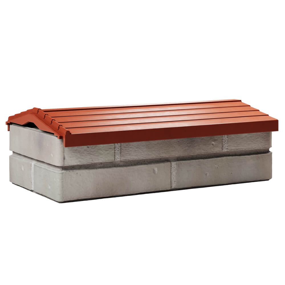 Парапет Zking Бона ХайТек Красный с посадкой на 1 кирпич (200/225/255мм) Валдай фото