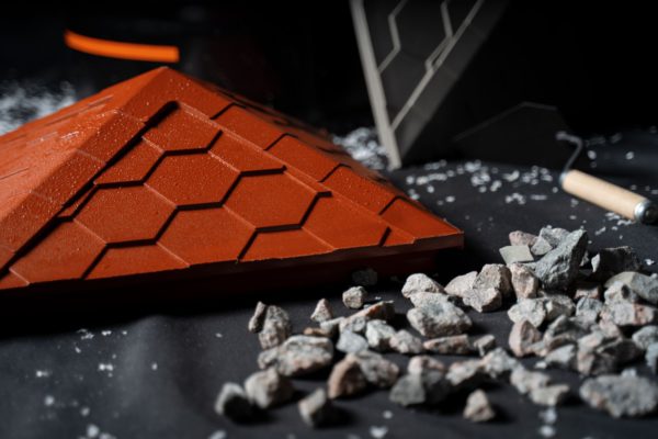 Колпак Zking Эверест Красный на столб 1.5х1.5 кирпича (390х390мм) в Валдае фото