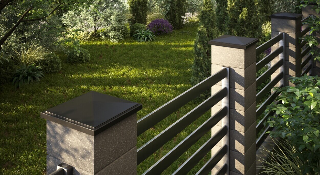 Колпак Zking БонаМоно Коричневый на столб 1.5х1.5 кирпича (385х385, 400х400мм) в Валдае фото