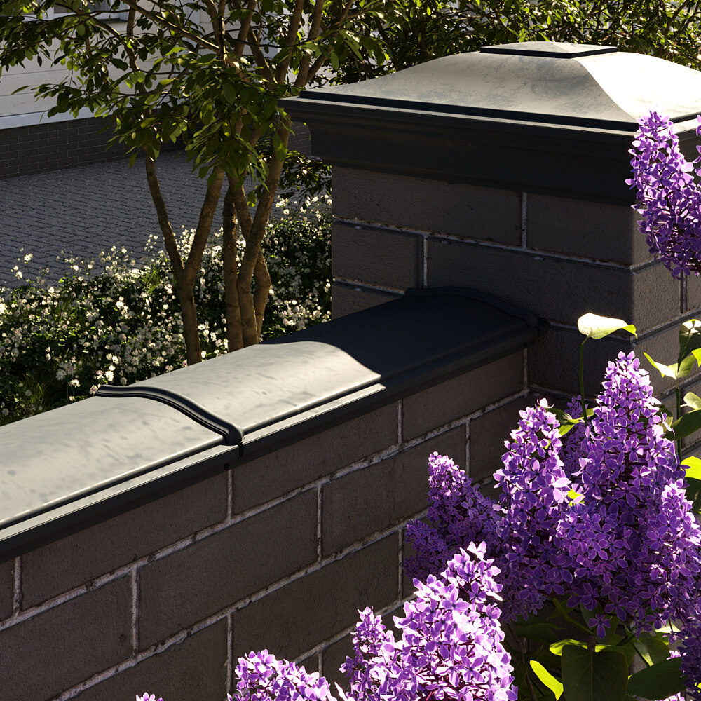 Парапет Zking Монблан Черный посадка на 0.5 кирпича (130мм) в Валдае фото