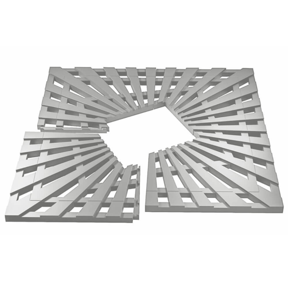 Приствольная решетка для дерева ZKING ATMOSPHERE 1.2х1.2м Бежевая в Валдае фото