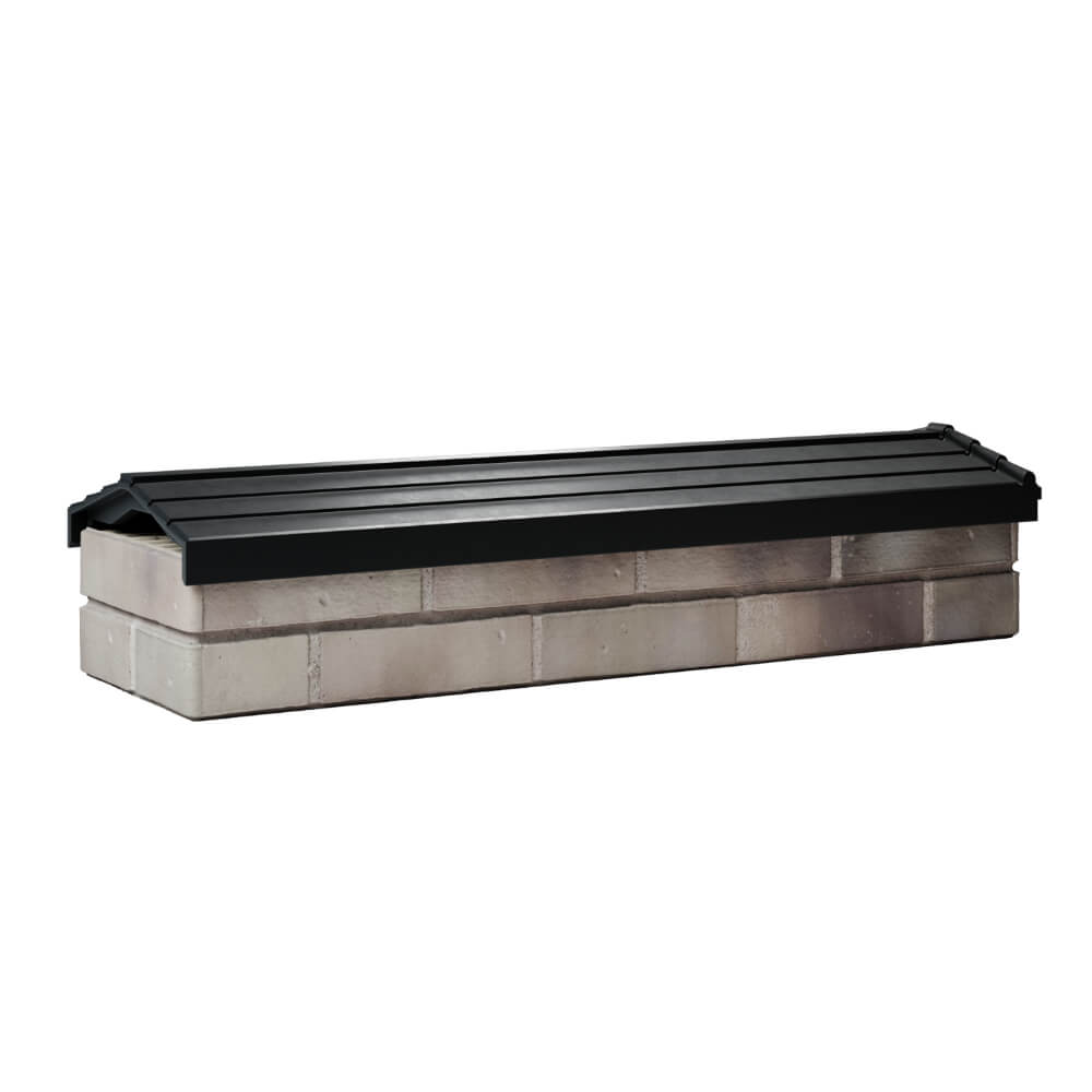 Парапет Zking Бона ХайТек Черный посадка на 0.5 кирпича (130мм) Валдай фото