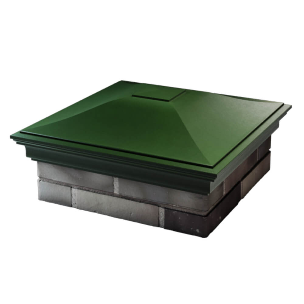 Колпак Zking Монблан Зеленый на столб 2х2 кирпича (515х515мм) в Валдае фото