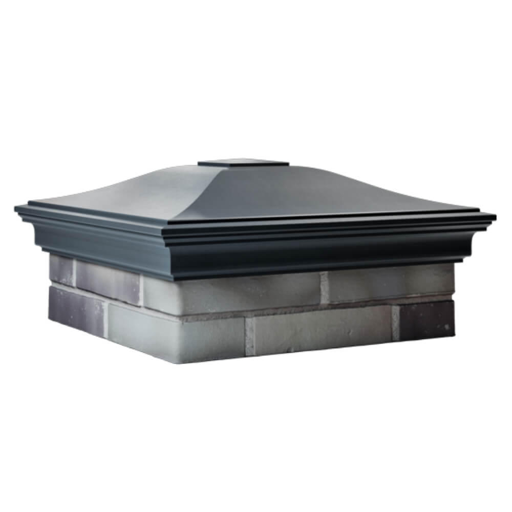 Колпак Zking Монблан Серый на столб 2х2 кирпича (515х515мм) в Валдае фото