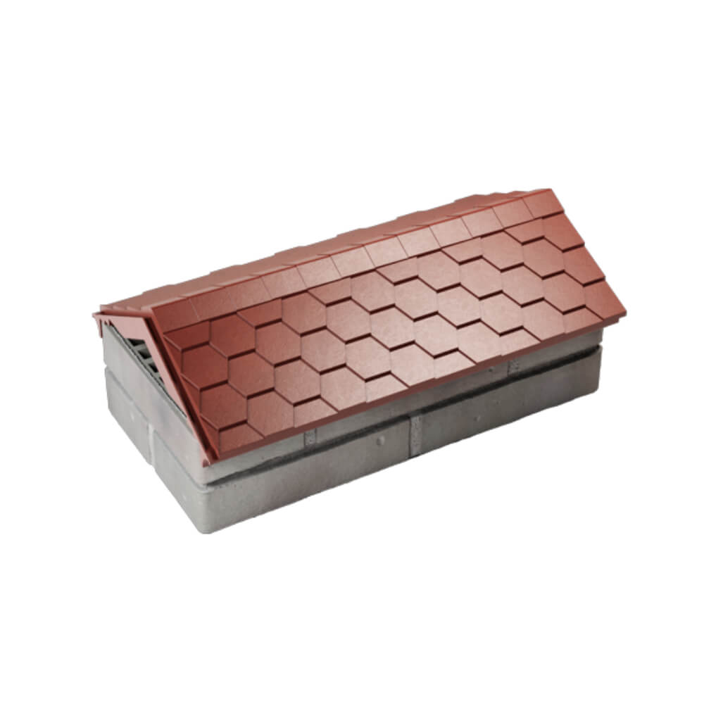 Парапет Zking Эверест Красный с посадкой на 1 кирпич (200/225/255мм) в Валдае фото