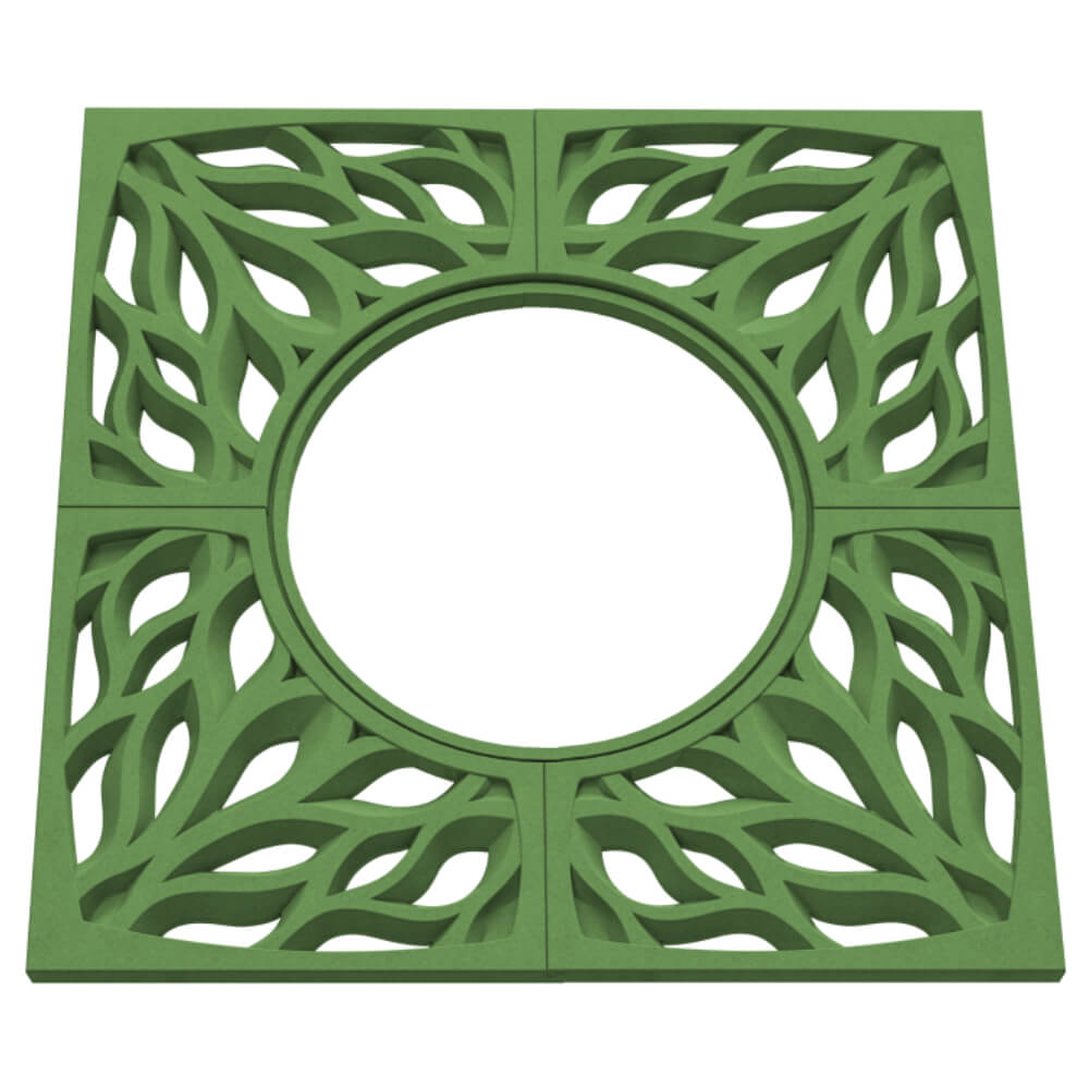 Приствольная решетка для дерева ZKING CRUST 1.2х1.2м Зеленая в Валдае фото