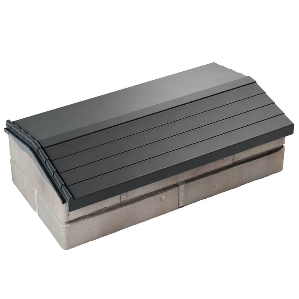 Парапет Zking Бона ХайТек Серый с посадкой на 1 кирпич (200/225/255мм) в Валдае фото