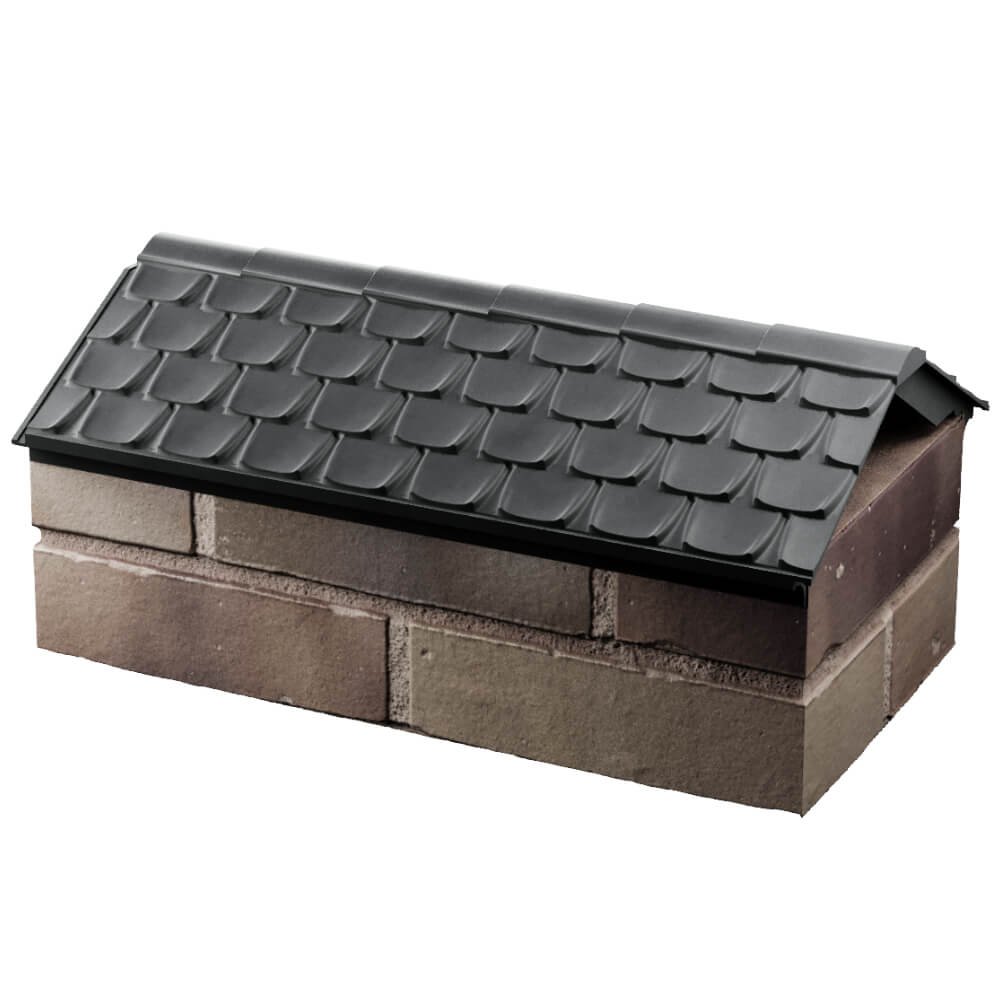 Парапет Zking Эльбрус Серый с посадкой на 1 кирпич (255мм) в Валдае фото