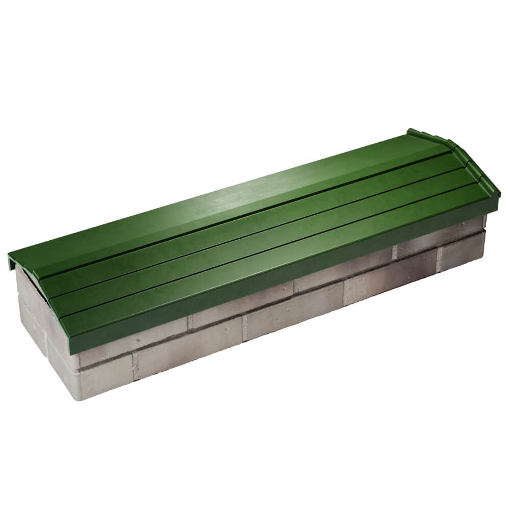 Парапет Zking Бона ХайТек Зеленый посадка на 0.5 кирпича (130мм) в Валдае фото