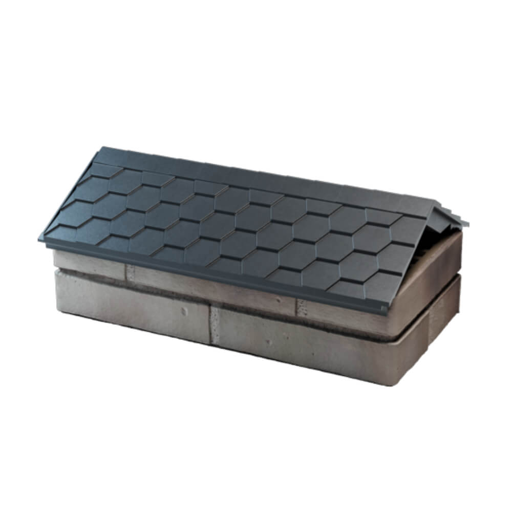 Парапет Zking Эверест Серый с посадкой на 1 кирпич (200/225/255мм) в Валдае фото