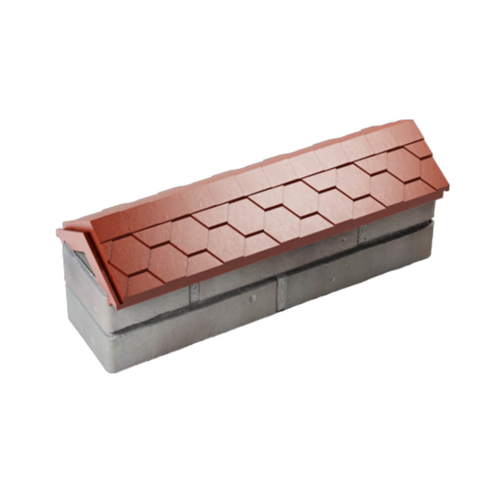 Парапет Zking Эверест Красный с посадкой на 0.5 кирпича (130мм) в Валдае фото