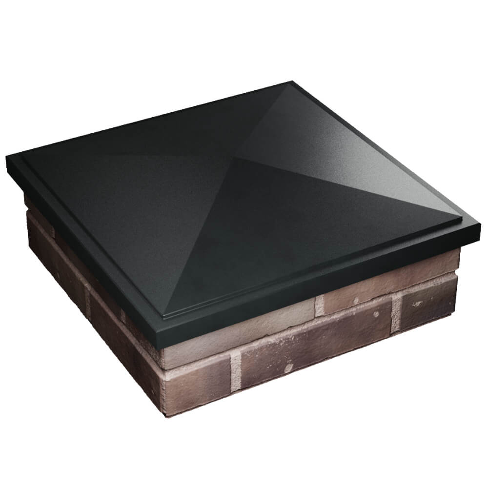 Колпак Zking БонаМоно Черный на столб 2х2 кирпича (515х515, 530х530мм) в Валдае фото