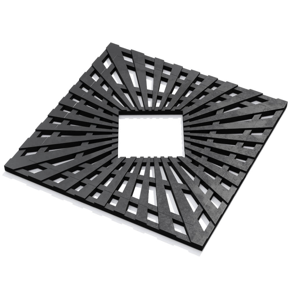 Приствольная решетка для дерева ZKING ATMOSPHERE 1.2х1.2м Черная в Валдае фото