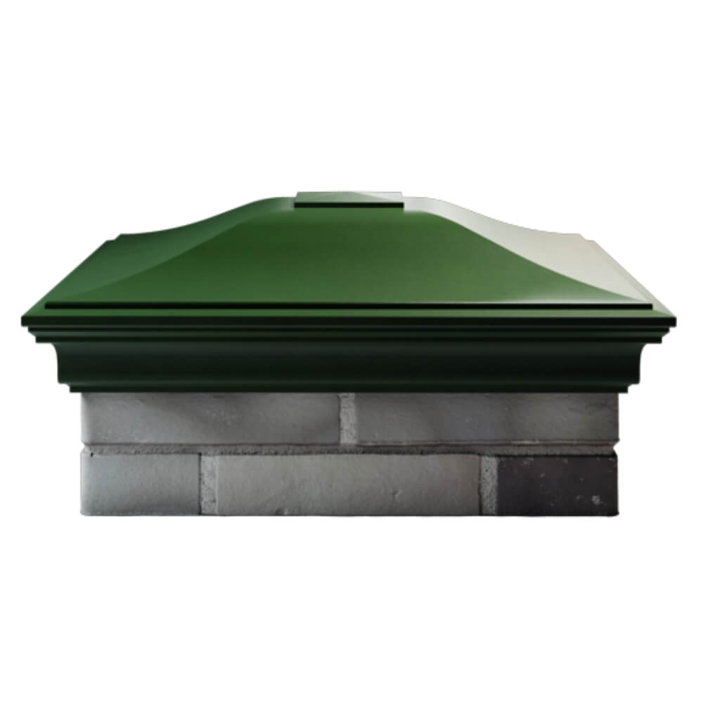 Колпак Zking Монблан Зеленый на столб 2х2 кирпича (515х515мм) в Валдае фото
