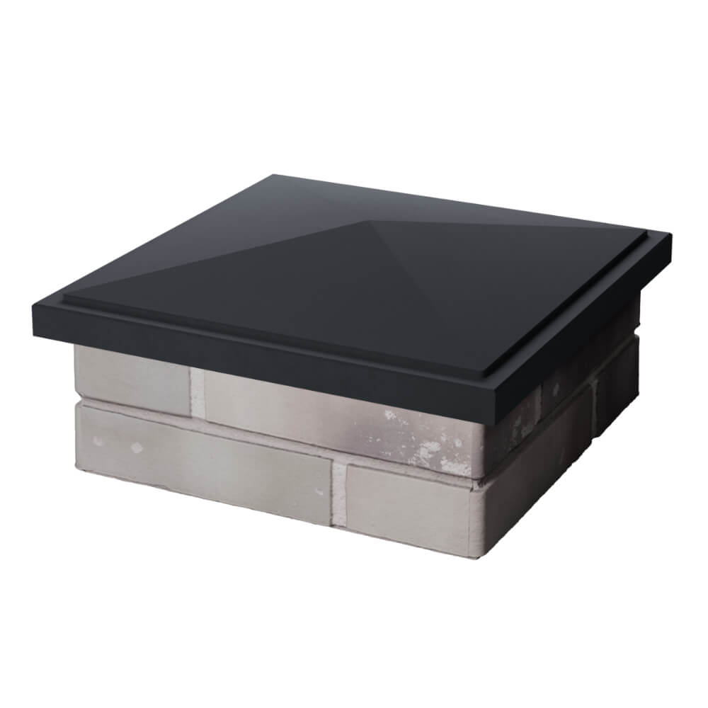 Колпак Zking БонаМоно Серый на столб 1.5х1.5 кирпича (385х385, 400х400мм) в Валдае фото