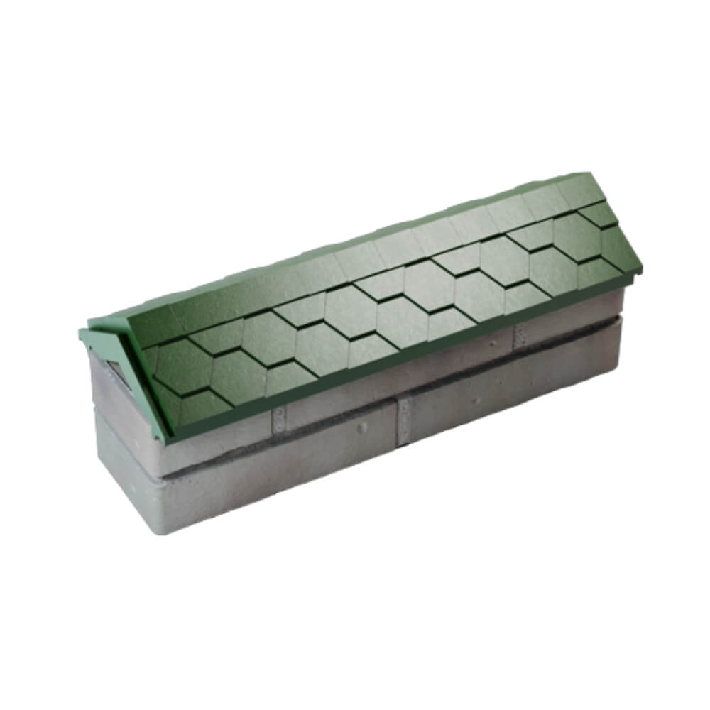 Парапет Zking Эверест Зеленый с посадкой на 0.5 кирпича (130мм) в Валдае фото