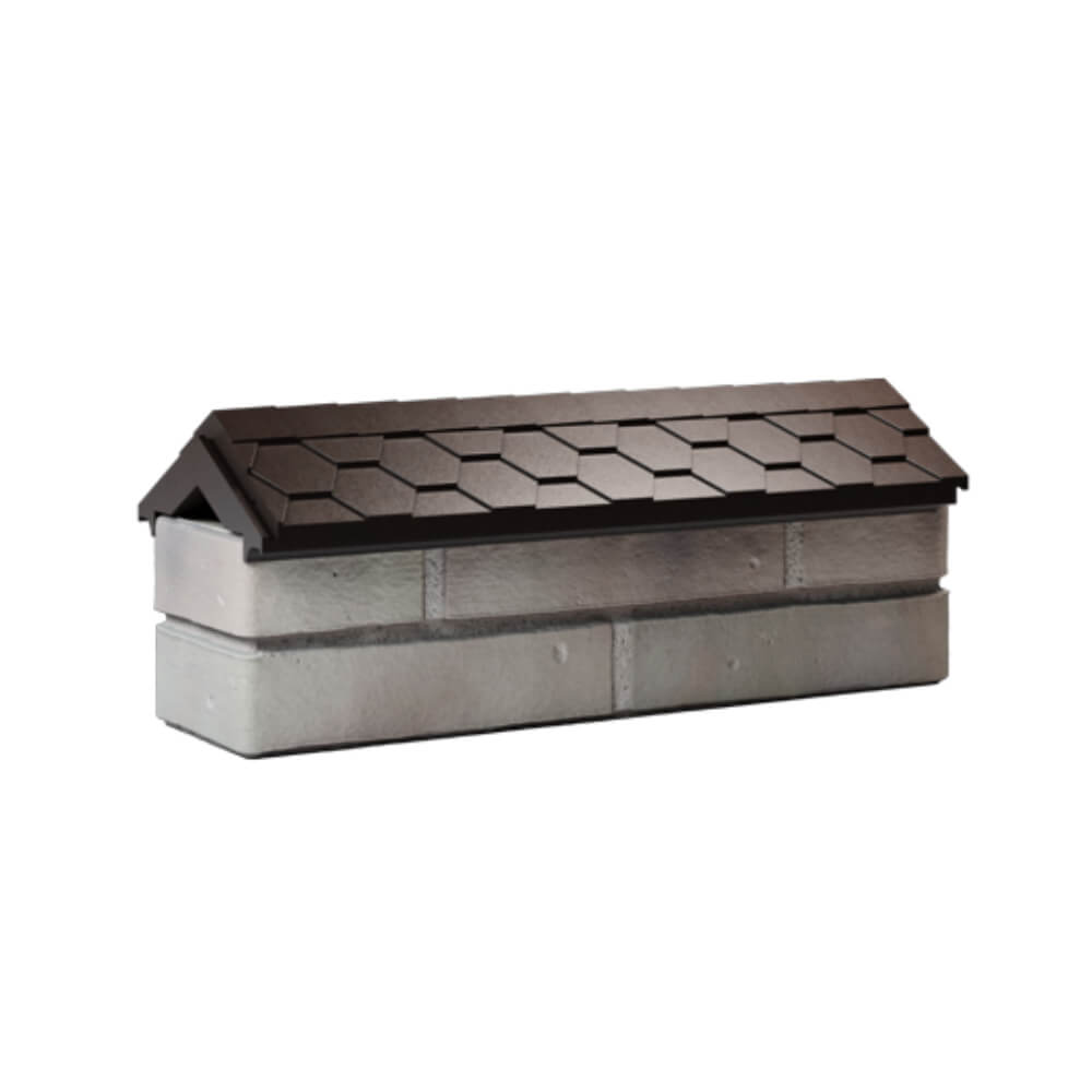 Парапет Zking Эверест Коричневый с посадкой на 0.5 кирпича (130мм) Валдай фото