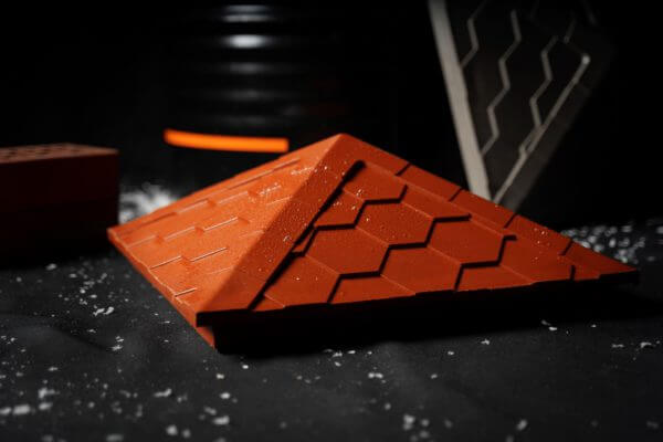 Колпак Zking Эверест Красный на столб 1.5х1.5 кирпича (390х390мм) в Валдае фото