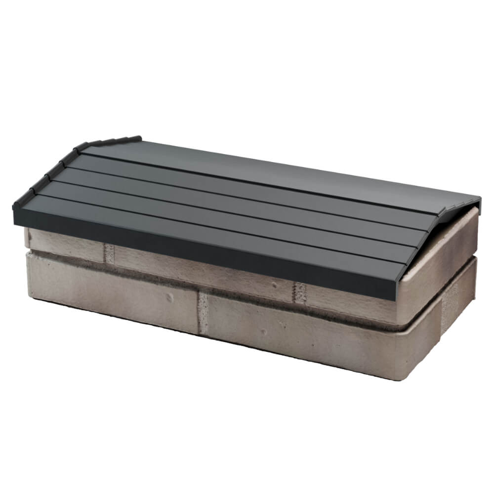 Парапет Zking Бона ХайТек Серый с посадкой на 1 кирпич (200/225/255мм) в Валдае фото